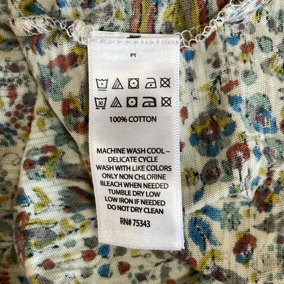 Rachel Zoe multicolored sleeveless Button Front Top, Size L - Picture 8 of 9